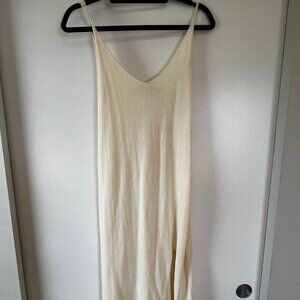 Cream colored cotton dress